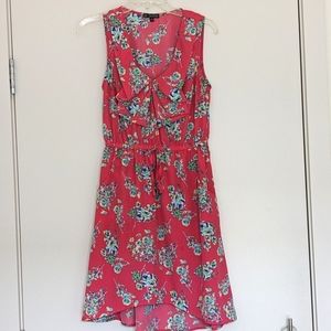 BeBop Floral Sleeveless Pocket Dress, Medium